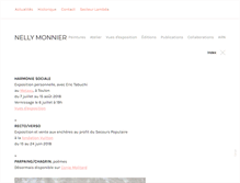 Tablet Screenshot of nellymonnier.com